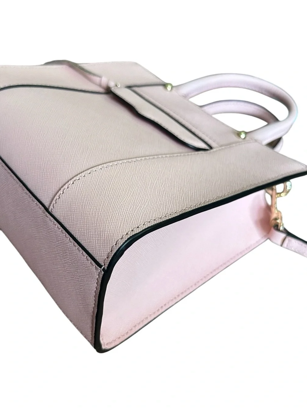 Rebecca Minkoff Mini Structured Tote Pink Saffiano Leather Crossbody NWOT